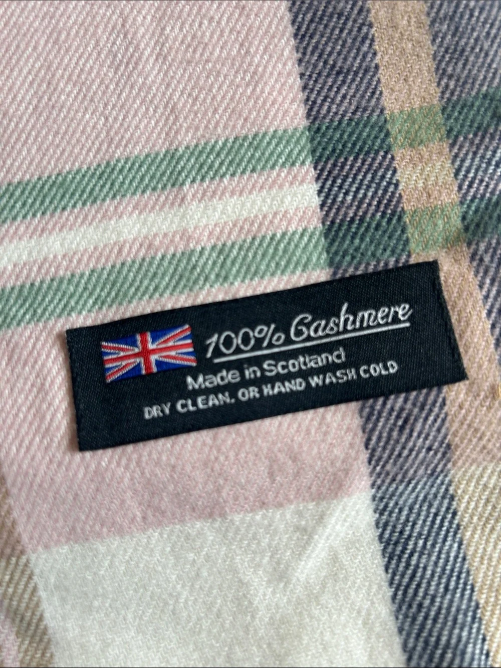 Made in Scotland 100% Cashmere Scarf